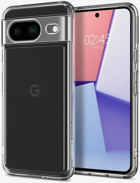 Чехол-накладка Spigen Ultra Hybrid для Google Pixel 8 / ACS06278 (Crystal Clear)