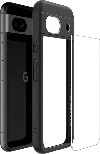Чехол-накладка Spigen Ultra Hybrid для Google Pixel 8А / ACS07262 (Matte Black)