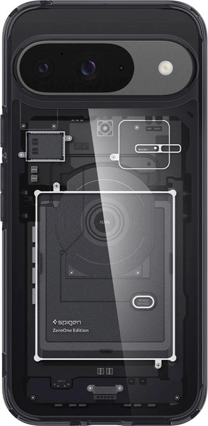 Чехол-накладка Spigen Ultra Hybrid для Google Pixel 9/9 Pro / ACS07688 (Zero One)