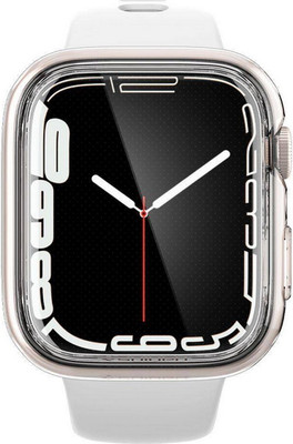 Защитный чехол для умных часов Spigen Ultra Hybrid для Apple Watch 7/8/9 / ACS04611 (Crystal Clear) - 