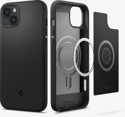 Чехол-накладка Spigen Mag Armor для iPhone 14 Plus/15 Plus / ACS04918 (Matte Black) -