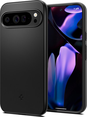 Чехол-накладка Spigen Thin Fit для Google Pixel 9 Pro XL / ACS07731 (черный) -