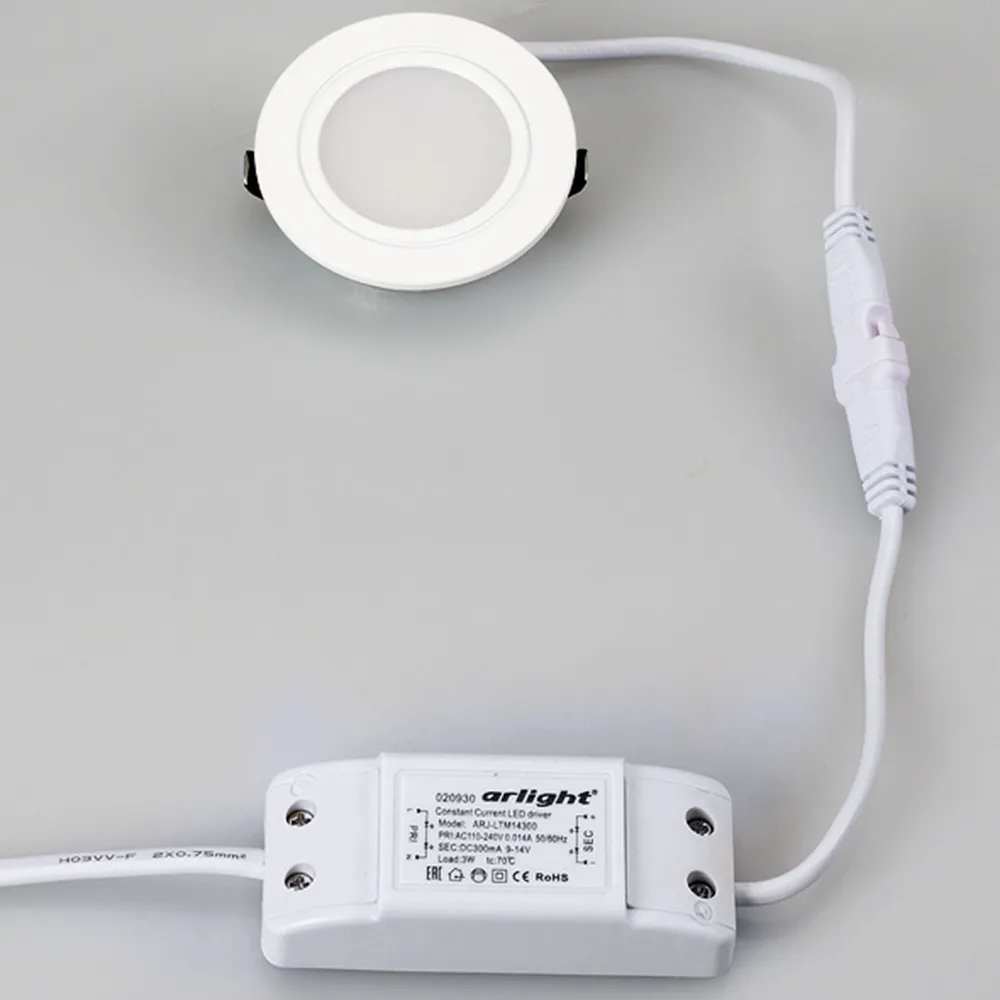 Точечный светильник Arlight LTM-R60WH-Frost 3W Day White 110deg / 020761 — фото 2