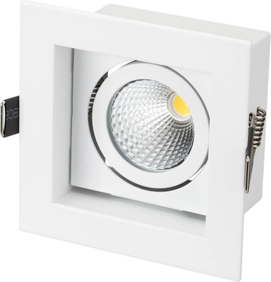 

Точечный светильник, CL-KARDAN-S102x102-9W Day WH 38deg / 024122