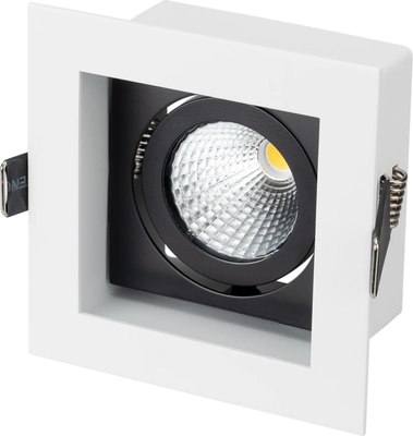 

Точечный светильник, CL-KARDAN-S102x102-9W Warm WH-BK 38deg / 024126