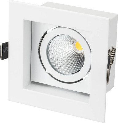 

Точечный светильник, CL-KARDAN-S102x102-9W Warm WH 38deg / 024137