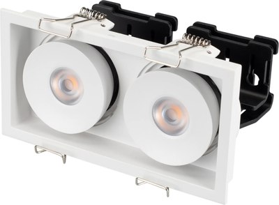 

Точечный светильник, CL-SIMPLE-S148x80-2x9W Warm3000 WH 45deg / 026876