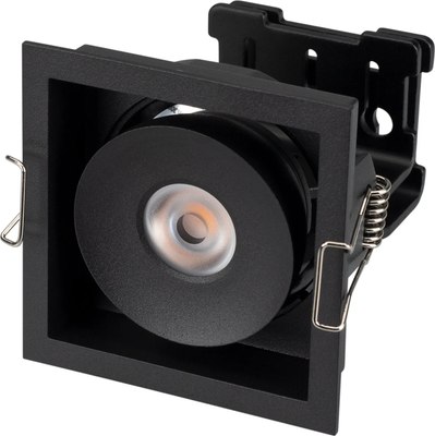 

Точечный светильник, CL-SIMPLE-S80x80-9W Warm3000 BK 45deg / 028149