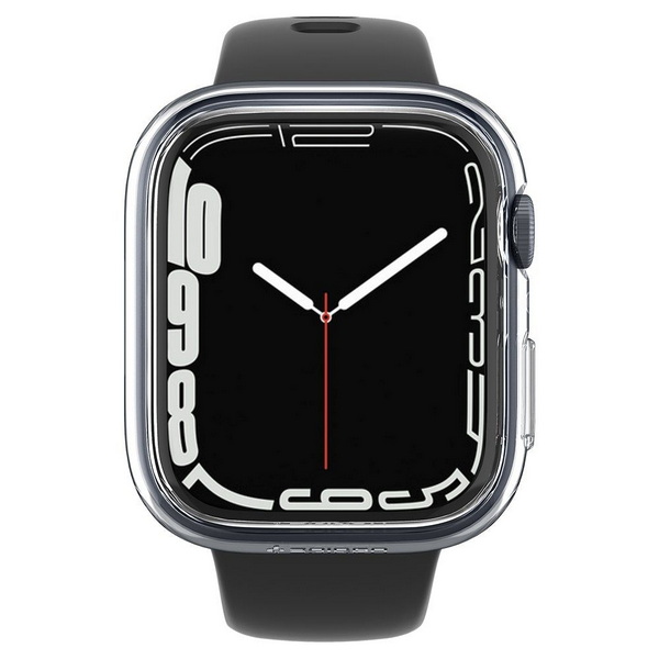 Защитный чехол для умных часов Spigen Thin Fit для Apple Watch 7/8/9 / ACS04179 (Crystal Clear) — фото 2