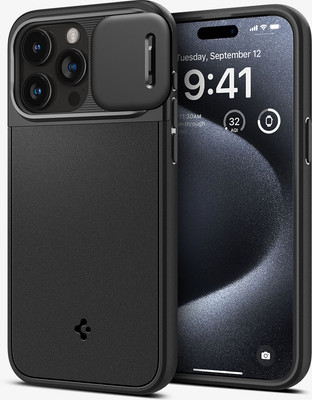 Чехол-накладка Spigen Optik Armor Mag Magsafe для iPhone 14 Pro / ACS07184 (черный) -