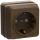 Розетка IEK Октава ERO14-K04-16-DC (дуб) - 