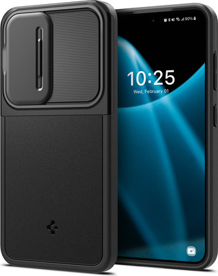Чехол-накладка Spigen Optik Armor для Galaxy S24 / ACS07363 (черный) -