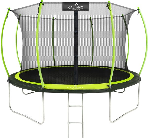 Батут Calviano 374см 12ft Inside Master Green