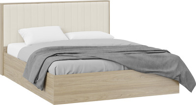 Каркас кровати ТриЯ Сэнди Тип 2 160x200 / 211.007.000 (вяз благородный/велюр бежевый) -