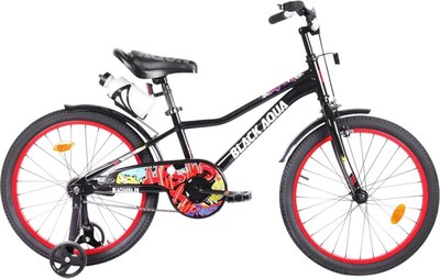 Детский велосипед Black Aqua Rainer 20 / KG2024 (черный/красный) - 