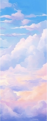 Фотообои листовые Citydecor Sky 18 (100x260см) -