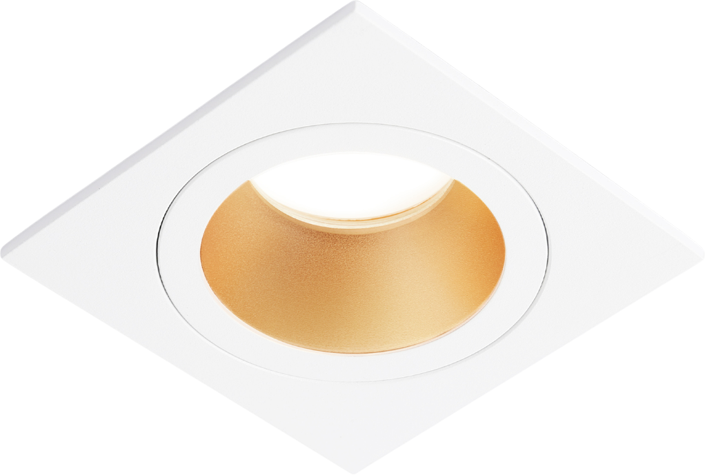 Точечный светильник Ambrella TN102827 WH/GD (белый/золото)