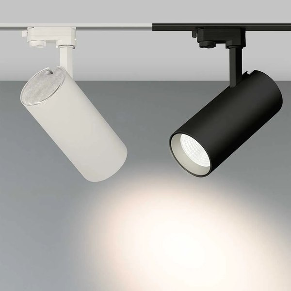 Трековый светильник Arlight LGD-GERA-TRUECOLOR-4TR-R90-30W Warm3000 CRI98 BK 24deg / 031417