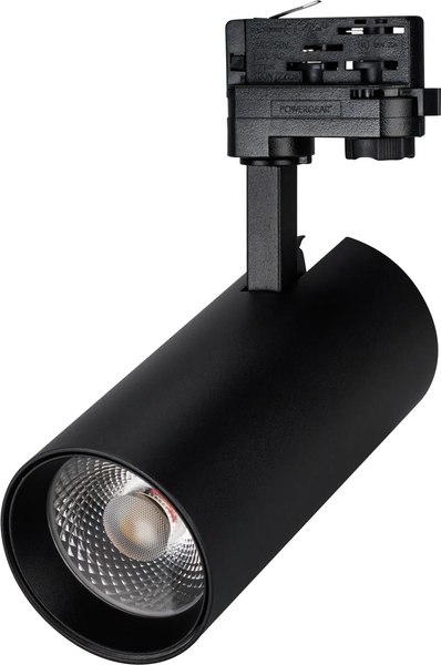 Трековый светильник Arlight LGD-GERA-TRUECOLOR-4TR-R90-30W Warm3000 CRI98 BK 24deg / 031417