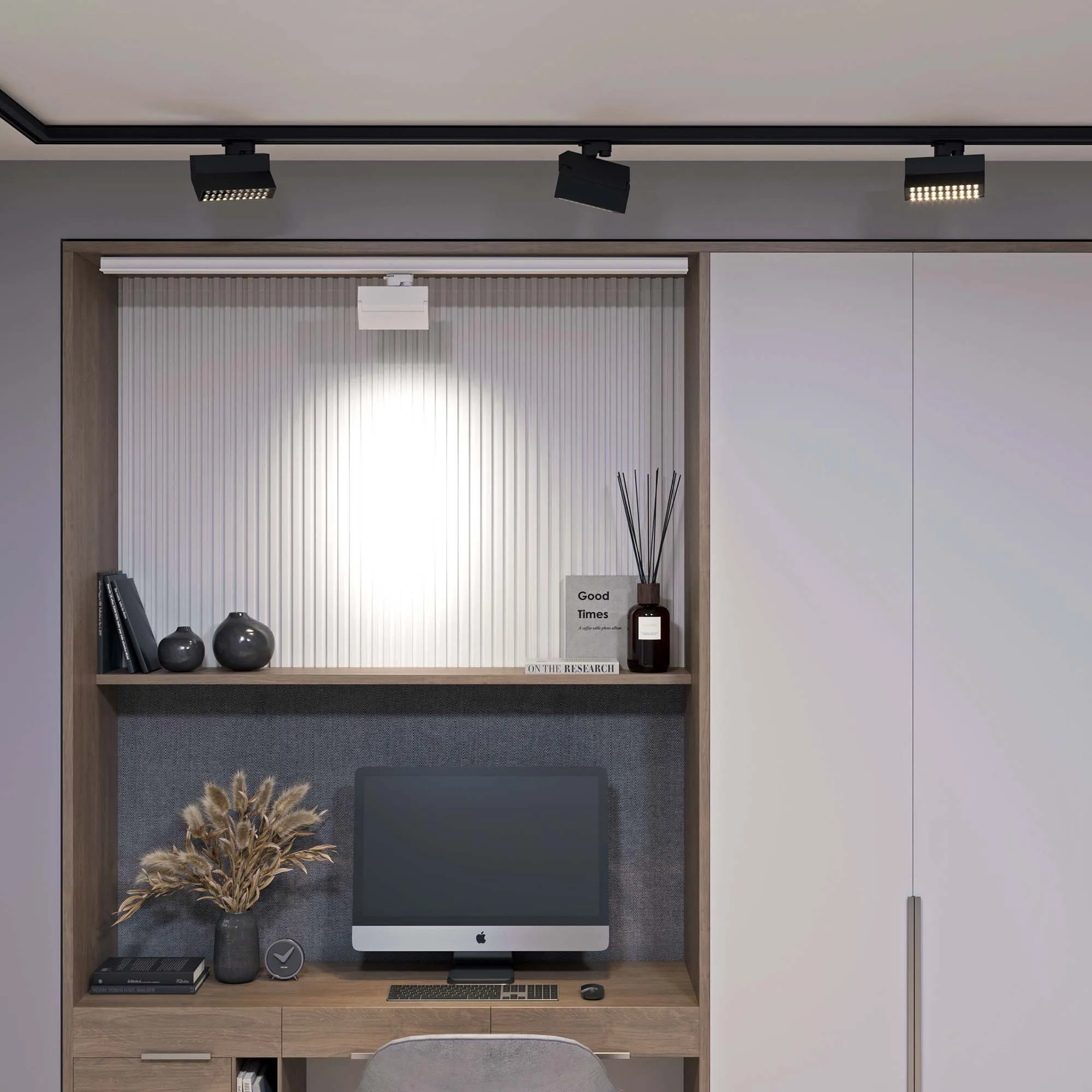 Трековый светильник Arlight LGD-LOFT-TRACK-4TR-S170-20W Day4000 BK 24deg / 026232 — фото 4