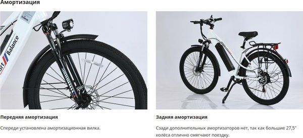 Электровелосипед Smart Balance City lite (черный)