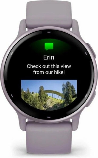 Умные часы Garmin Vivoactive 5 42mm / 010-02862-13 (орхидея)
