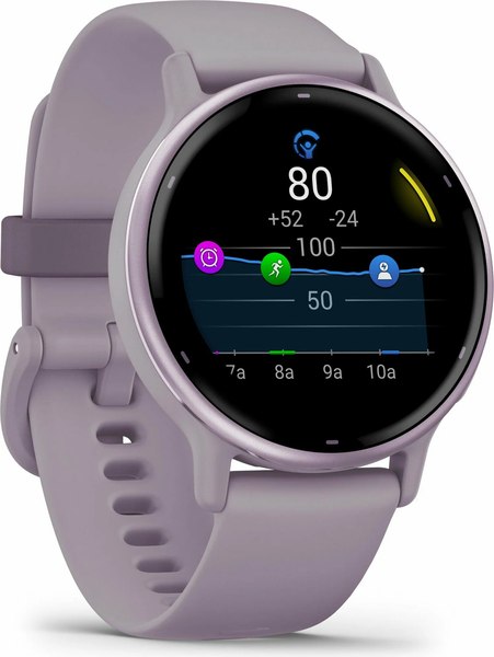 Умные часы Garmin Vivoactive 5 42mm / 010-02862-13 (орхидея)