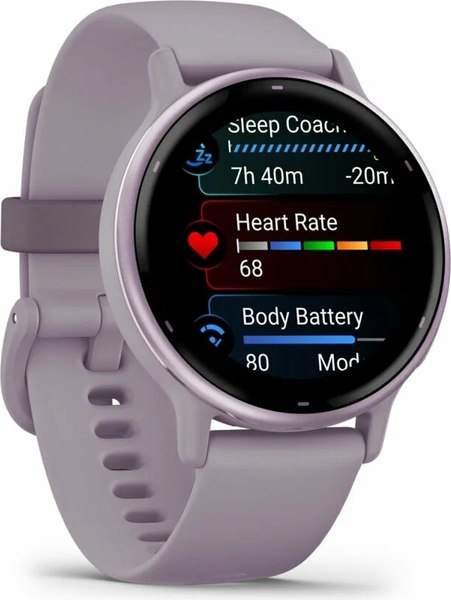 Умные часы Garmin Vivoactive 5 42mm / 010-02862-13 (орхидея)