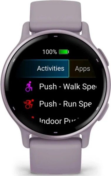 Умные часы Garmin Vivoactive 5 42mm / 010-02862-13 (орхидея)