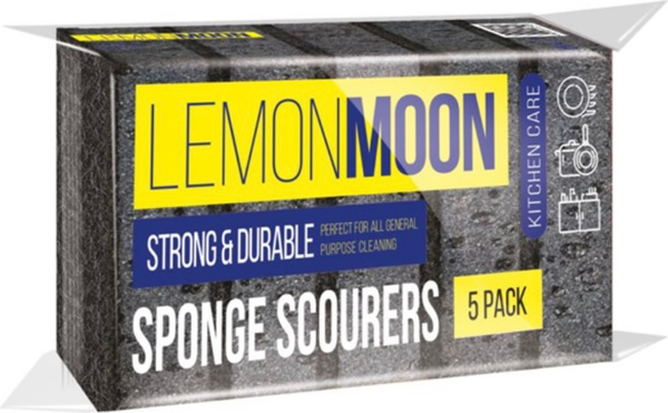 Набор губок для мытья посуды Lemon Moon L005 (5шт)