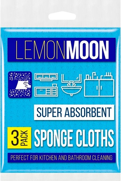Набор салфеток хозяйственных Lemon Moon Целлюлозные L501 (3шт)