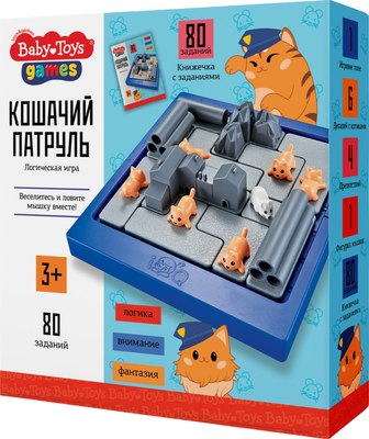 Игра-головоломка Baby Toys Кошачий патруль / 70033 -