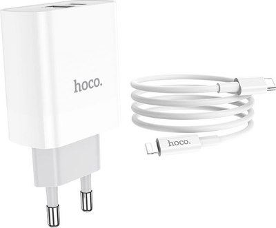 

Зарядное устройство сетевое, C80A Plus Rapido 20W + кабель Lightning
