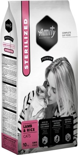 Сухой корм для кошек Amity Premium Sterilized Cats Lamb & Rice ягненок с рисом