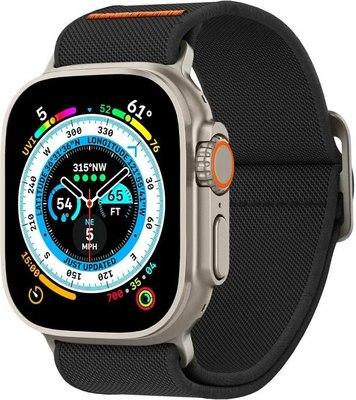 Ремешок для умных часов Spigen Fit Lite Ultra для Apple Watch / AMP05983 (черный) - 