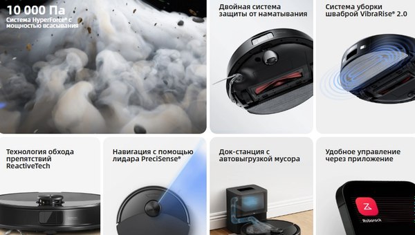 Купить Робот-пылесос Roborock Vacuum Cleaner S8 Pro RRA0TAL / S8PR52-02  