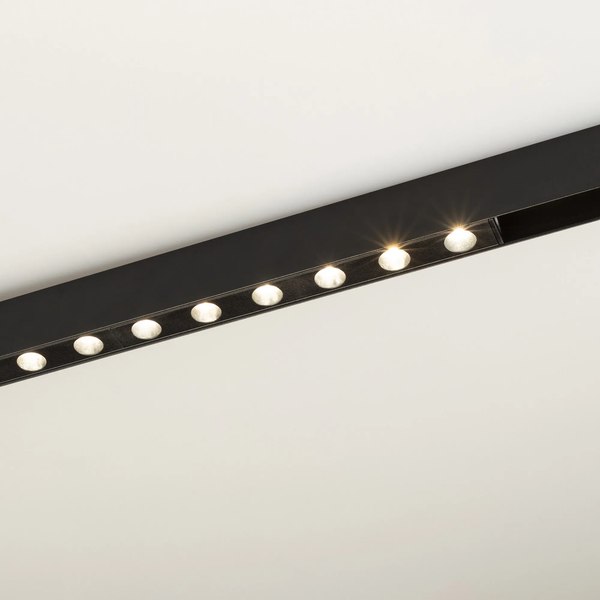 Трековый светильник Arlight MAG-DOTS-25-L400-12W Day4000 BK 30deg / 032825