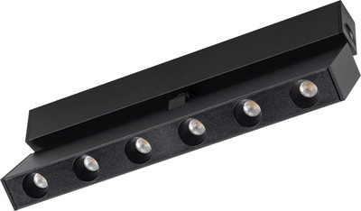 Трековый светильник Arlight MAG-DOTS-FOLD-25-S200-6W Day4000 BK 30deg / 033725 - 