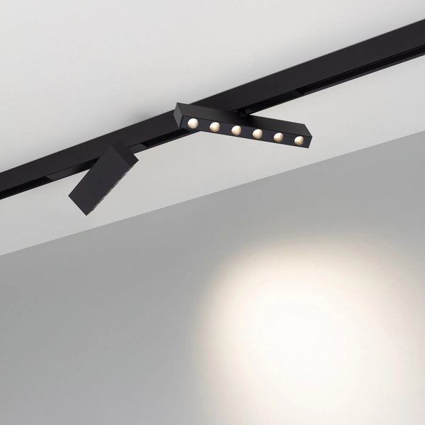 Трековый светильник Arlight MAG-DOTS-FOLD-25-S200-6W Day4000 BK 30deg / 033725