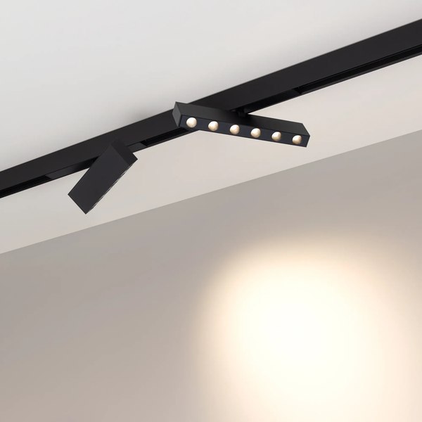 Трековый светильник Arlight MAG-DOTS-FOLD-25-S200-6W Warm3000 BK 30deg / 034217