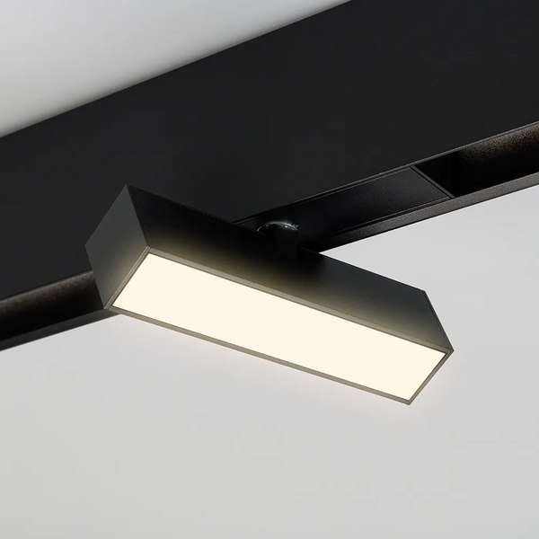 Трековый светильник Arlight MAG-FLAT-FOLD-45-S205-6W Warm3000 BK 100deg / 026987