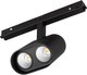 Трековый светильник Arlight MAG-ORIENT-BLUM-12W Warm3000 BK 40deg / 037037 - 