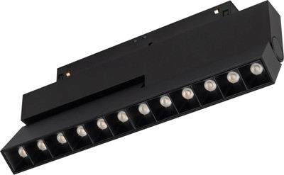 Трековый светильник Arlight MAG-ORIENT-LASER-FOLD-S230-12W Warm3000 BK 30deg / 034642(1) - 