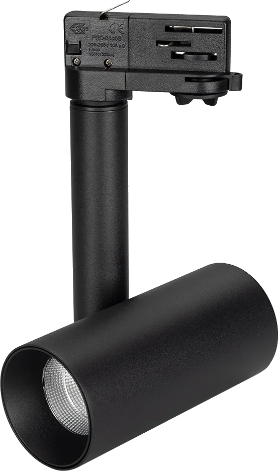 Трековый светильник Arlight SP-POLO-TRACK-PIPE-R65-8W Day4000 BK-BK 40deg / 027482