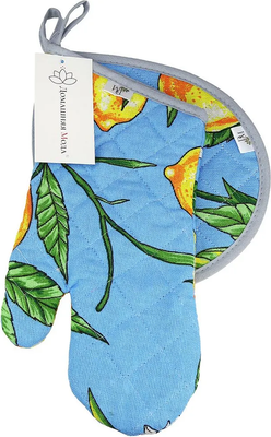 

Набор прихваток, Лимон Вид 4 Варежка 15х30 + прихватка 20х20