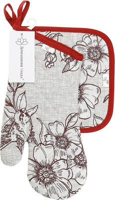 

Набор прихваток, Парадиз Варежка 15х30 + прихватка 20х20