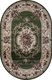 Ковер Merinos Colizey D057-OVAL-GREEN (1.5х2.3) - 