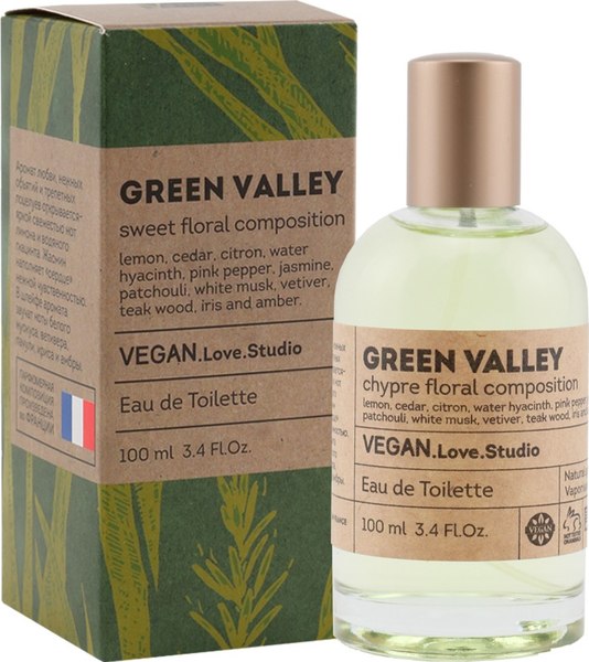 Туалетная вода Delta Parfum Vegan Love Green Valley (100мл)