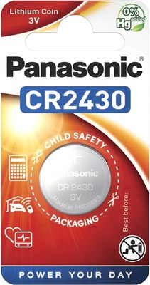 Батарейка Panasonic Lithium CR2430 BL1 (CR-2430EL/1B) - 