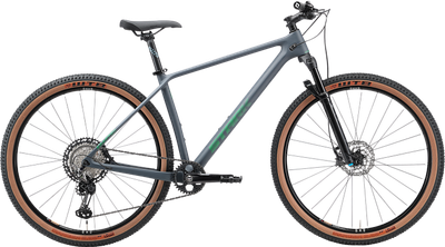 Велосипед STARK Krafter Carbon 29.9 HD 2025 (17, антрацит матовый/изумрудный) - 